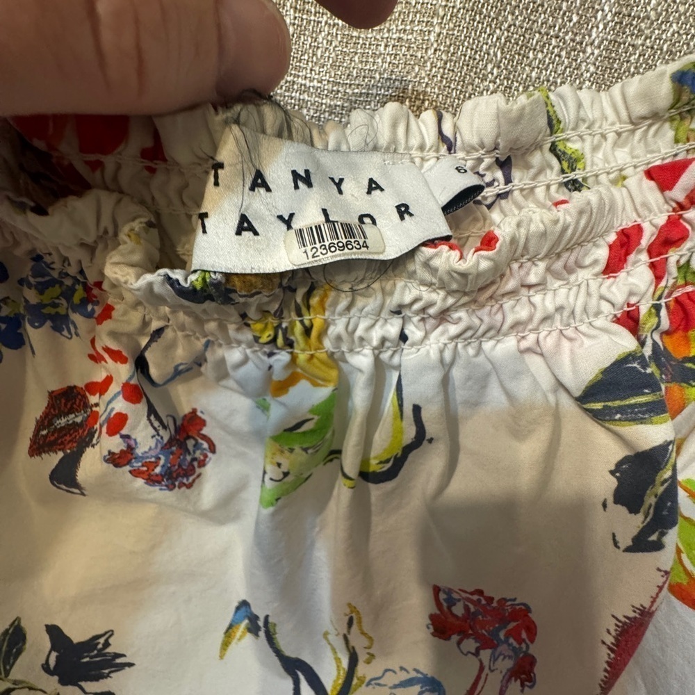 Tanya Taylor Stassi Floral Top size 6 but would fit up to size 10 - Picture 10 of 11